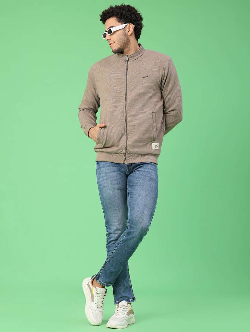 men self design long sleeve regular fit sweatshirt - 22102848 -  Standard Image - 4