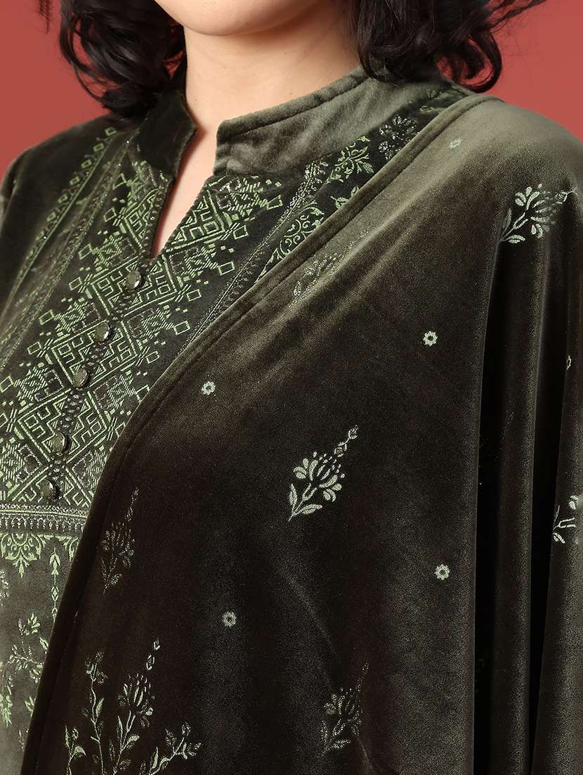 Women Printed Long Sleeve Kurta Pant With Dupatta Set - 22102885 -  Standard Image - 4