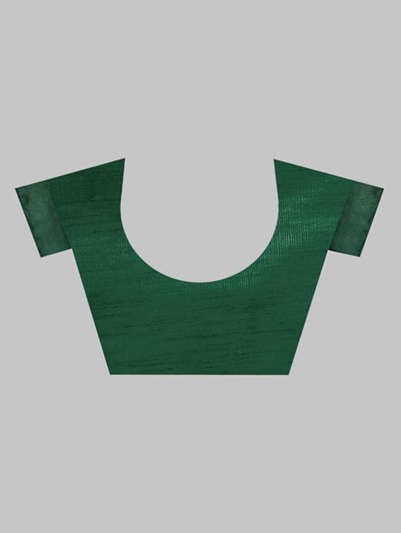 women solid with work embellished saree with blouse - 22103234 -  Standard Image - 4