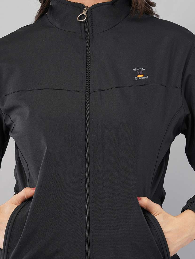 women tapered long sleeve regular jacket - 22103499 - Standard Image - 4