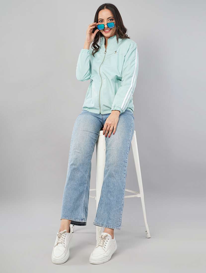 women tapered long sleeve regular jacket - 22103502 - Standard Image - 4