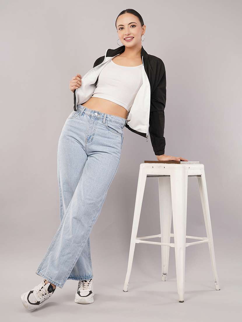 women tapered long sleeve regular jacket - 22103503 - Standard Image - 4