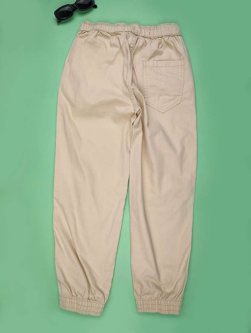 boys solid mid rise jogger - 22105380 -  Standard Image - 1