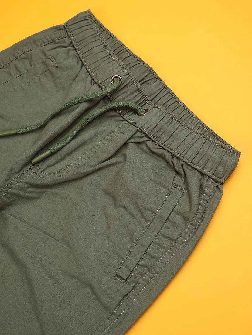 boys solid mid rise jogger - 22105382 -  Standard Image - 4