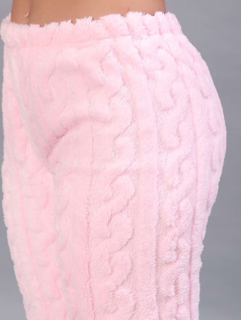 women solid nightwear pyjama set - 22105406 -  Standard Image - 4