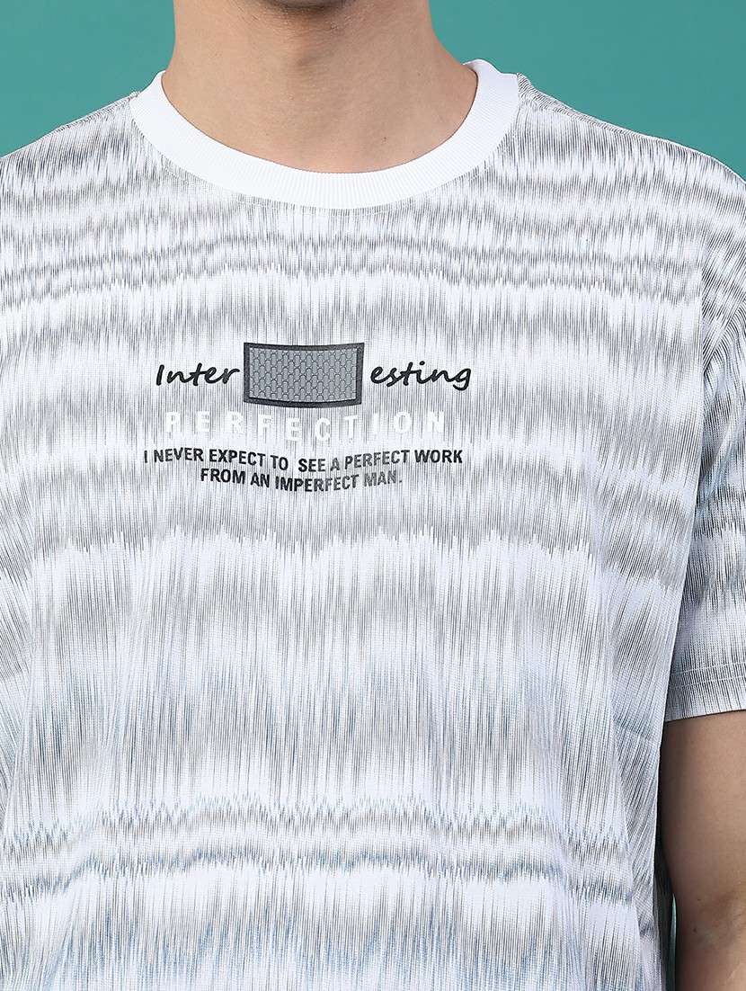 men printed short sleeve regular fit t-shirt - 22105412 -  Standard Image - 4