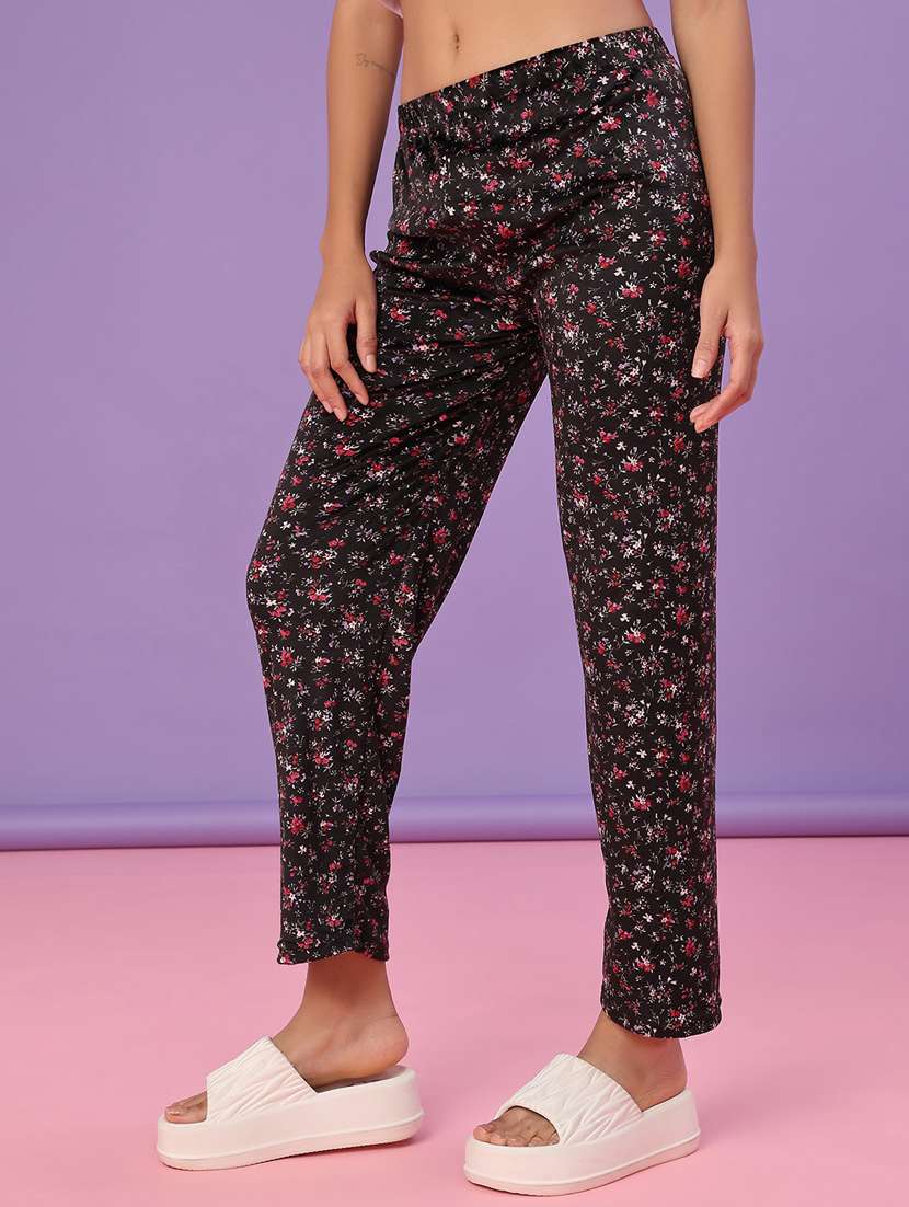 Women Floral Printed Ankle Length Woolen Leggings - 22105417 -  Standard Image - 1