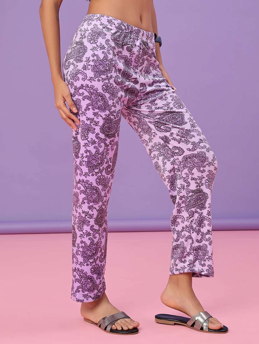Women Paisley Printed Ankle Length Woolen Leggings - 22105418 -  Standard Image - 1