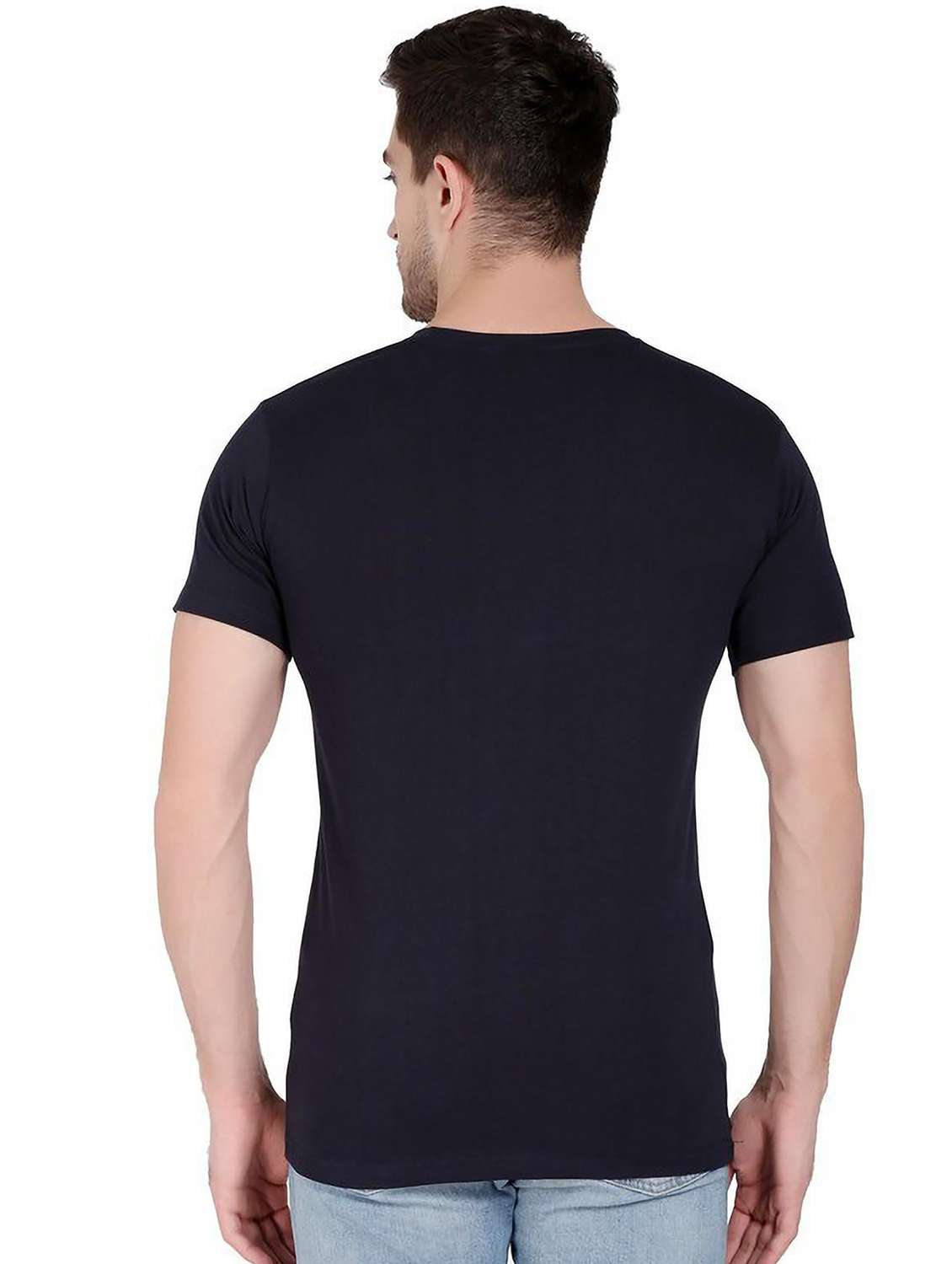 men front print short sleeve regular fit t-shirt - 22105584 -  Standard Image - 1