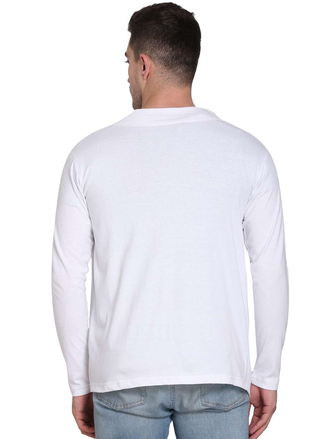 men color block long sleeve regular fit t-shirt - 22105597 - Standard Image - 1