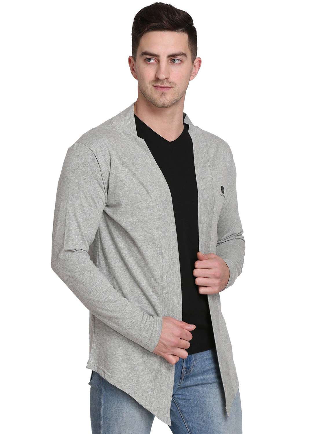 men color block long sleeve regular fit t-shirt - 22105601 -  Standard Image - 1