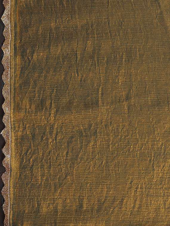 women solid with embellished bordered saree with blouse - 22106018 -  Standard Image - 4