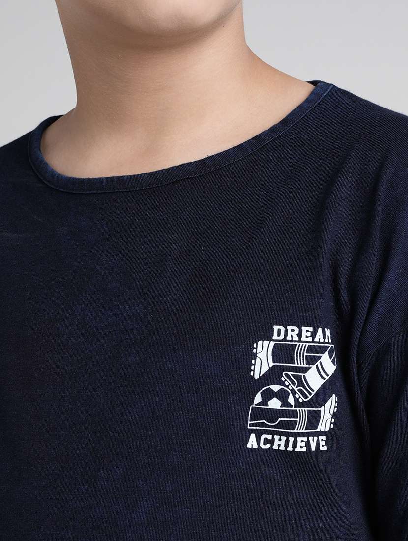 boys front & back print short sleeve t-shirt - 22106280 -  Standard Image - 4