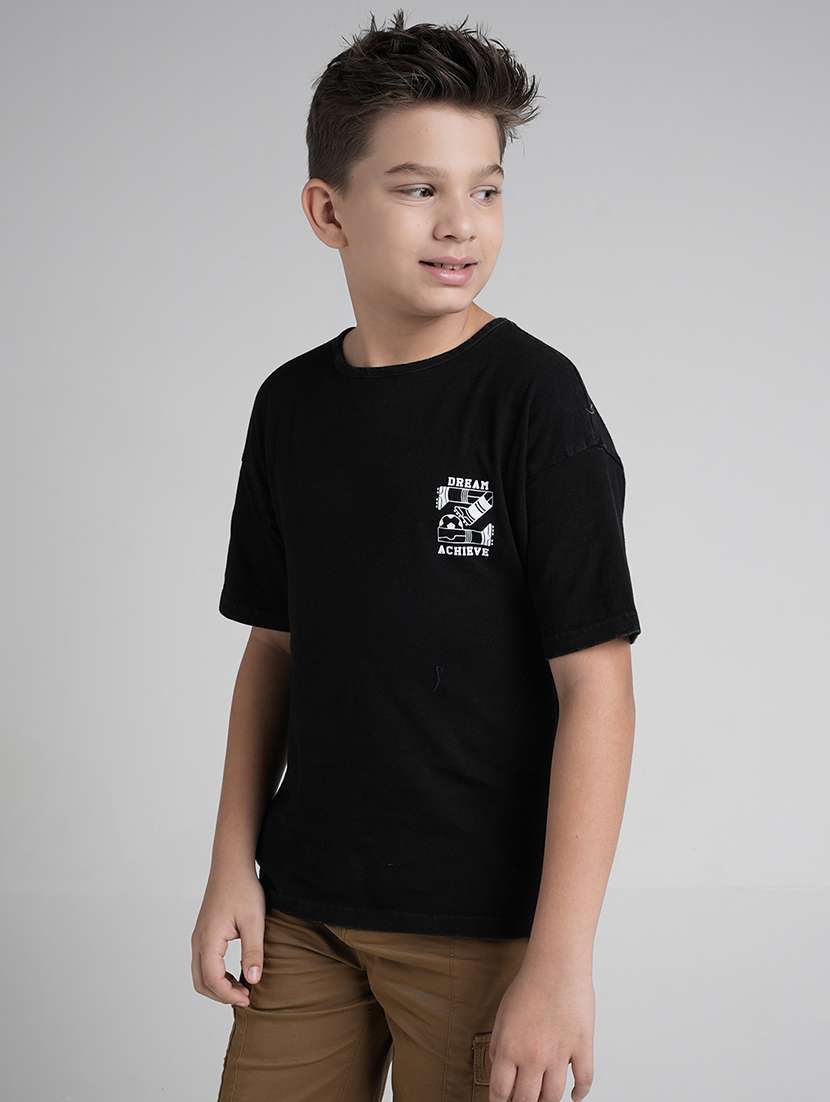boys front & back print short sleeve t-shirt - 22106281 -  Standard Image - 1