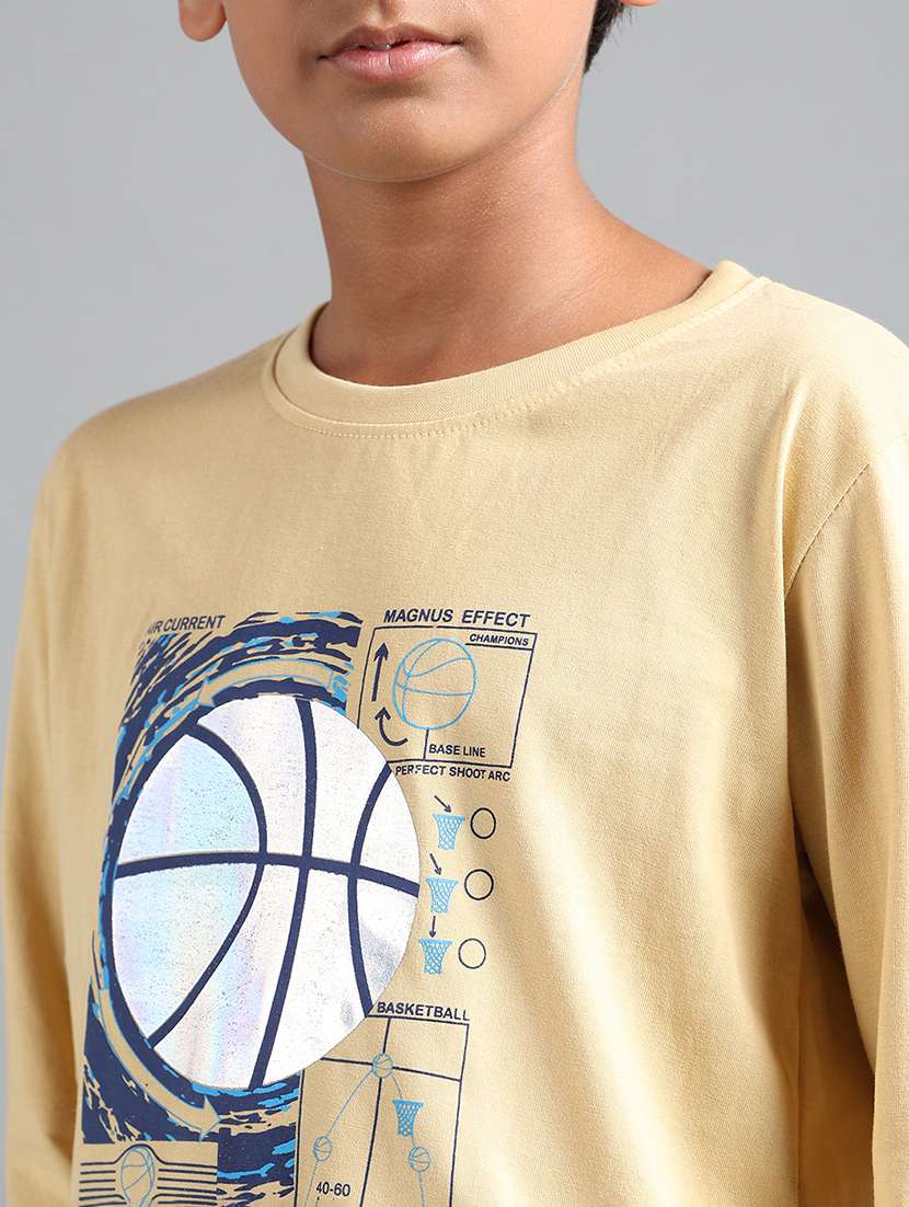 Boys Front Print Long Sleeve T-shirt - 22106285 -  Standard Image - 4