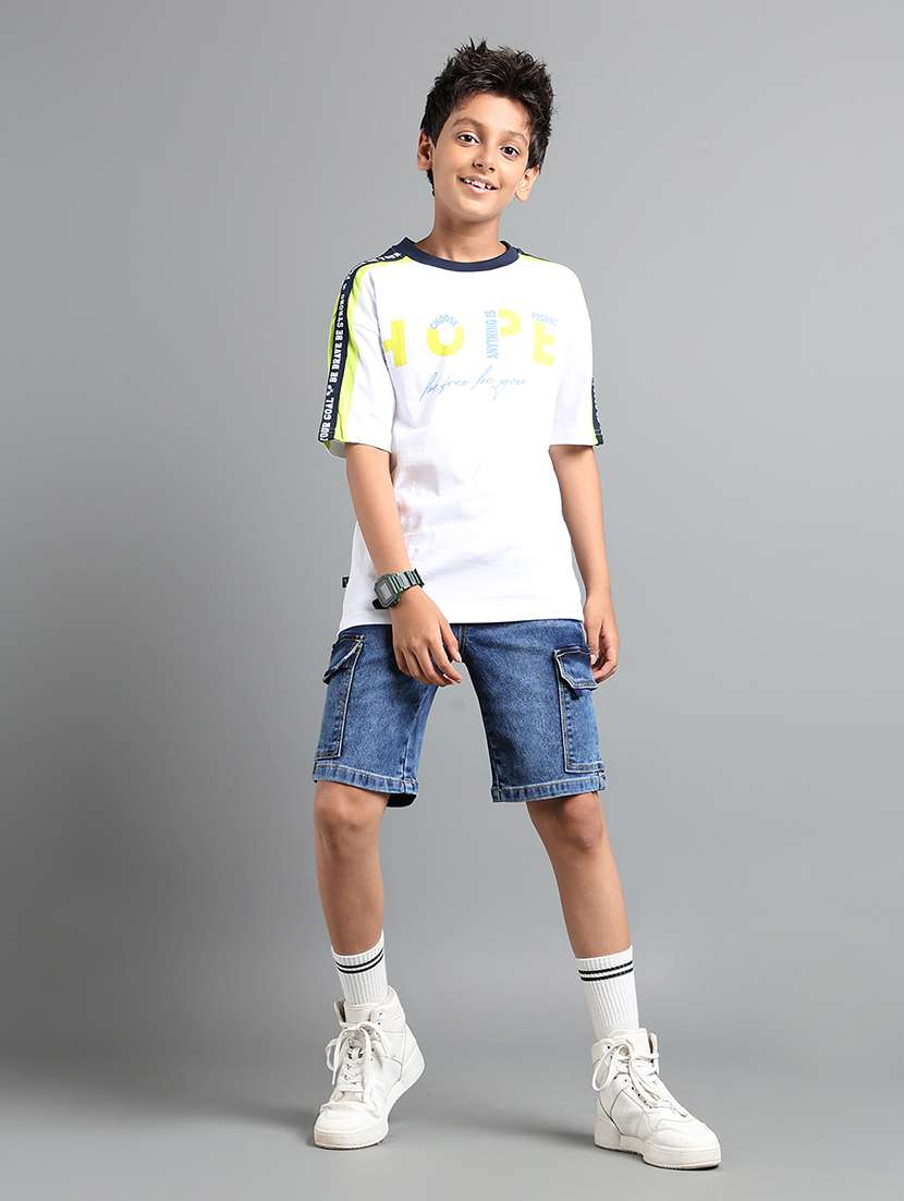 boys typographic short sleeve oversized t-shirt - 22106290 -  Standard Image - 4