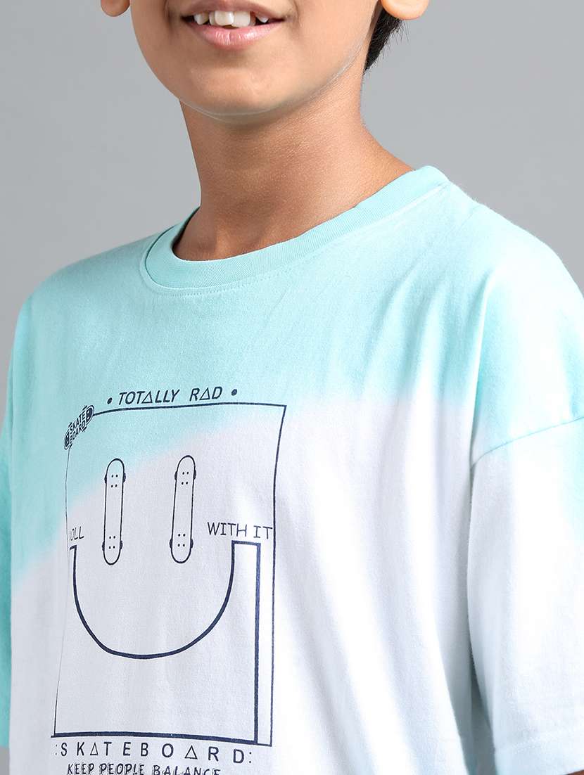 boys tie & dye short sleeve oversized t-shirt - 22106294 -  Standard Image - 4