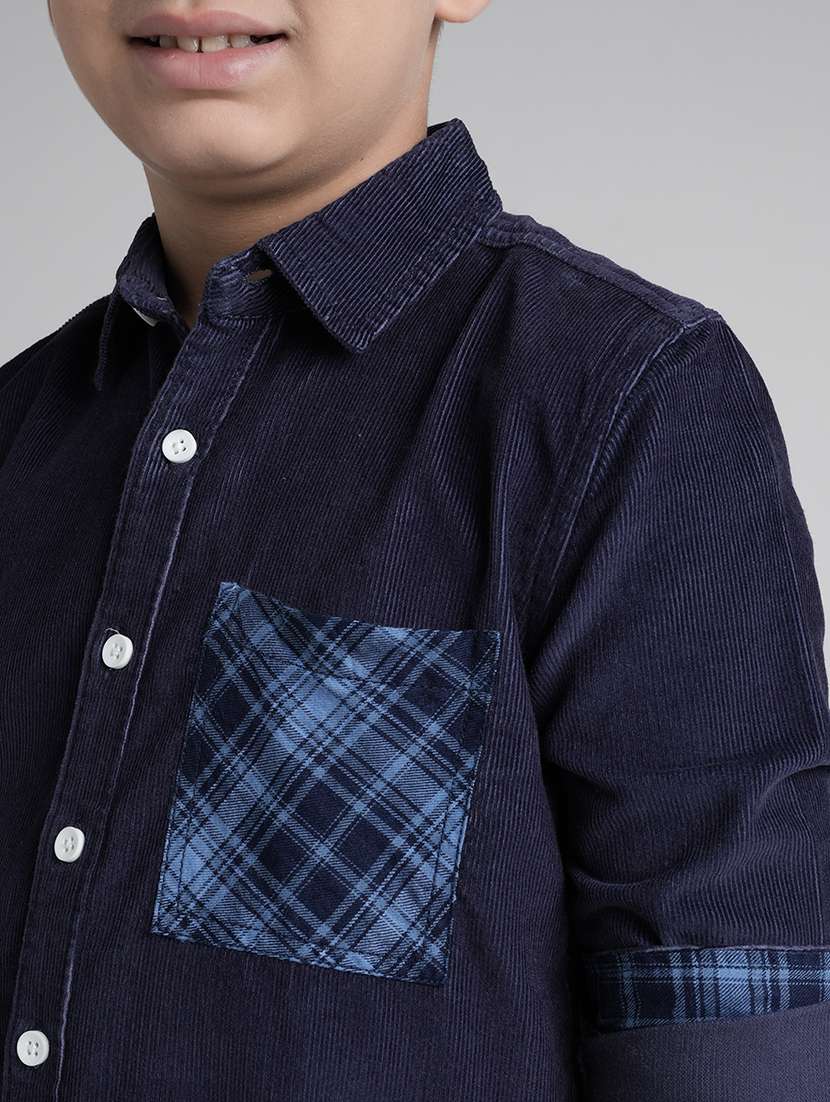 boys collared long sleeve regular fit shirt - 22106315 -  Standard Image - 4