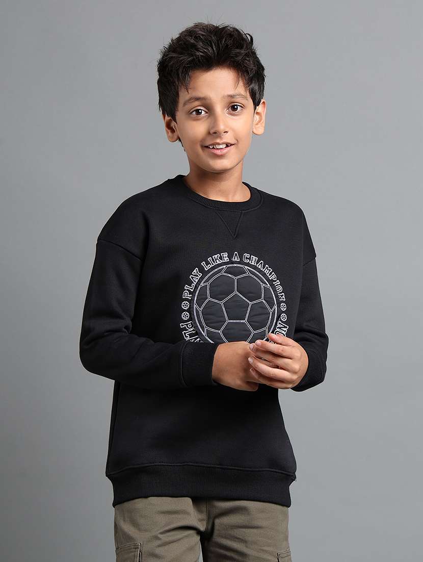 boys printed long sleeve sweatshirt - 22106347 - Standard Image - 1