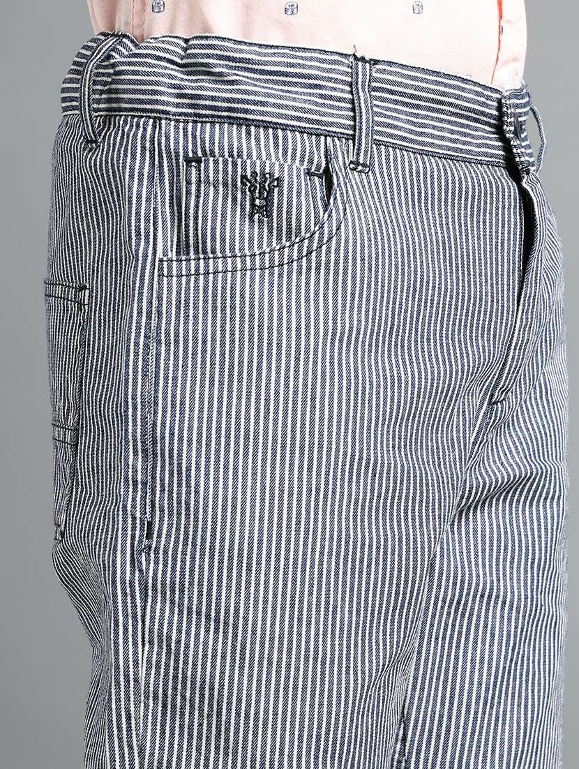boys striped mid rise chinos - 22106353 -  Standard Image - 4