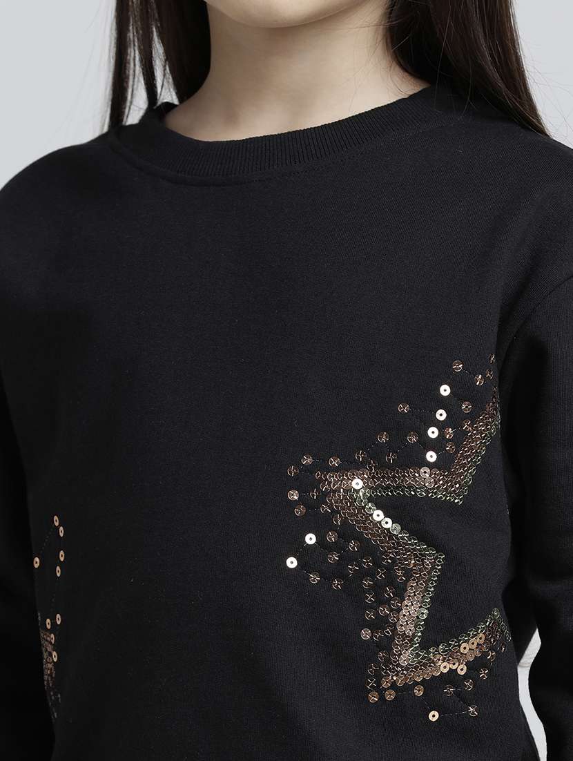 girls printed long sleeve sweatshirt - 22106363 -  Standard Image - 4