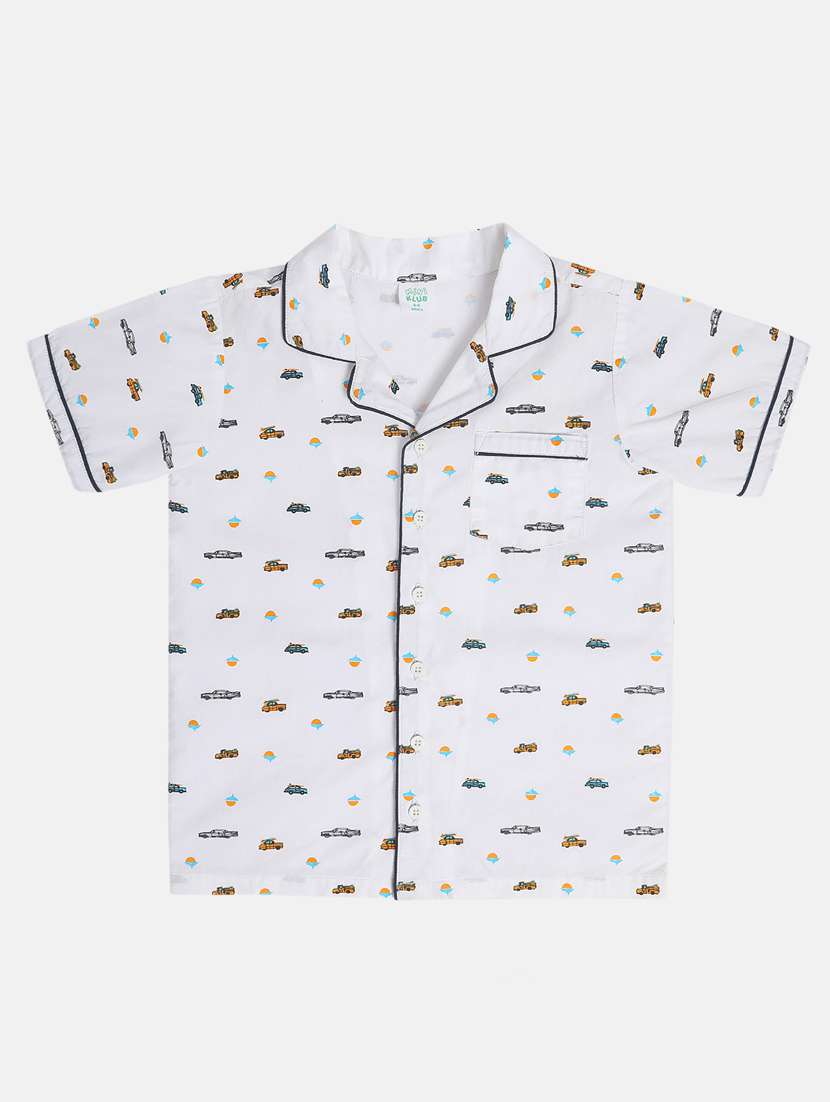 boys pack of 2 printed nightwear pyjama set - 22106452 -  Standard Image - 4