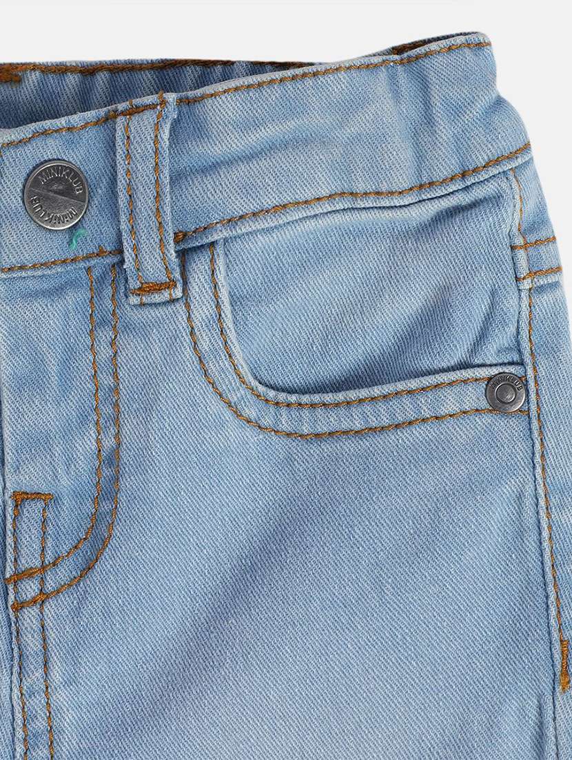 boys solid mid rise slim fit jean - 22106601 -  Standard Image - 4