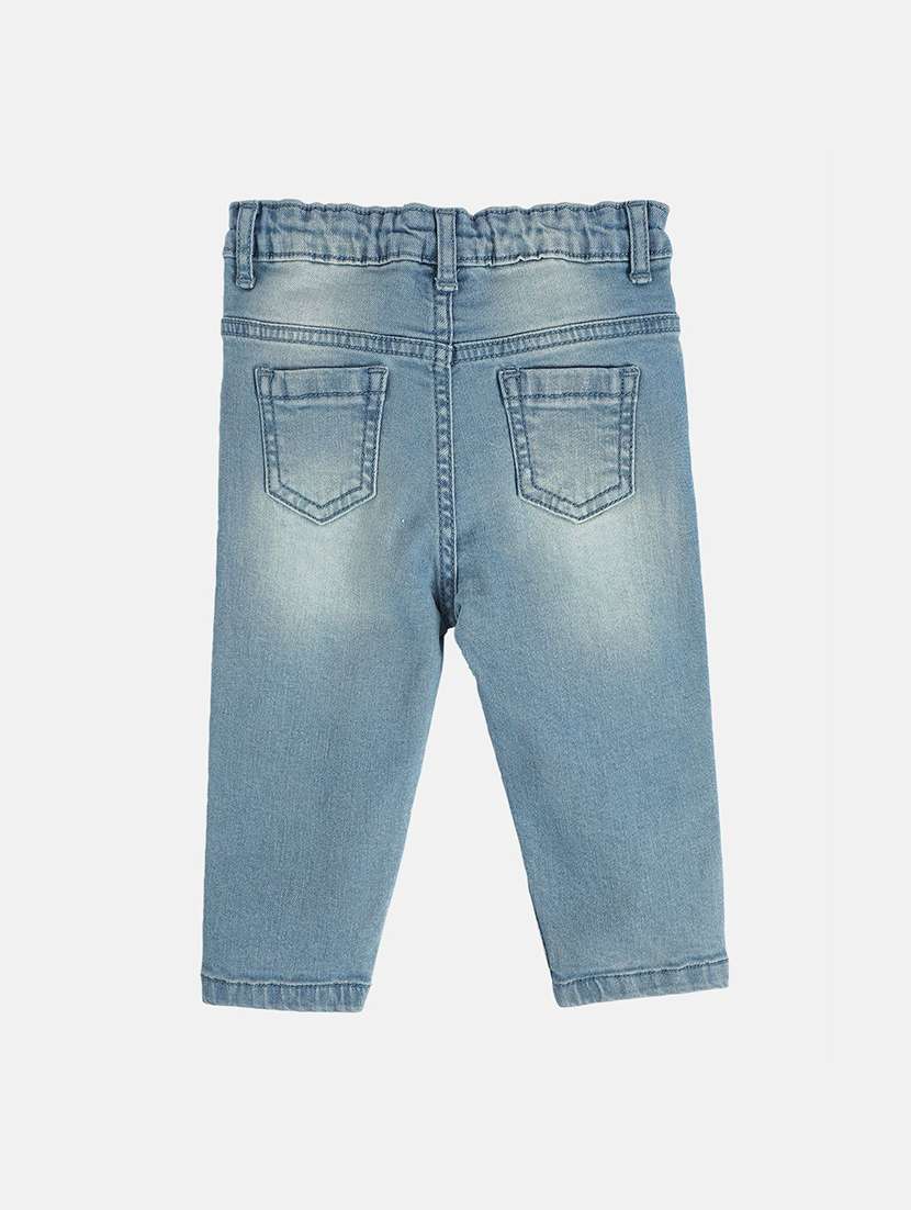 boys solid mid rise slim fit jean - 22106609 -  Standard Image - 1