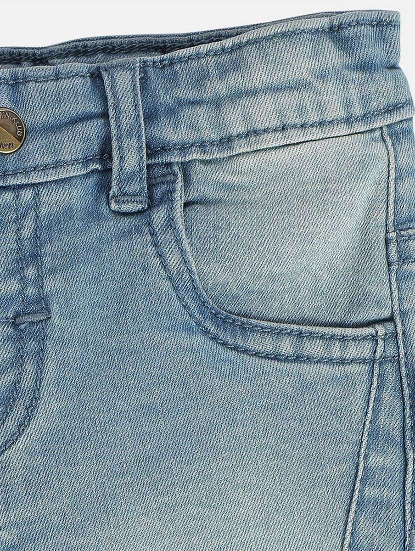 boys solid mid rise slim fit jean - 22106609 -  Standard Image - 4