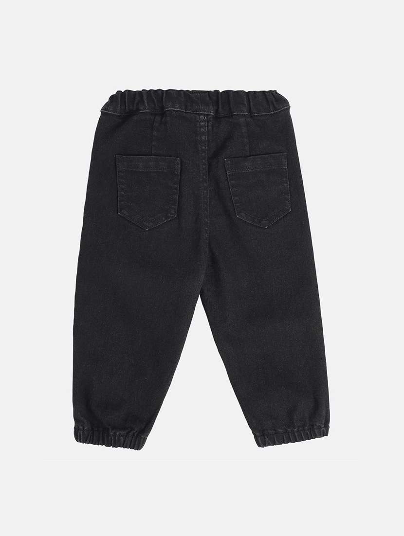 boys solid mid rise jogger - 22106613 -  Standard Image - 1