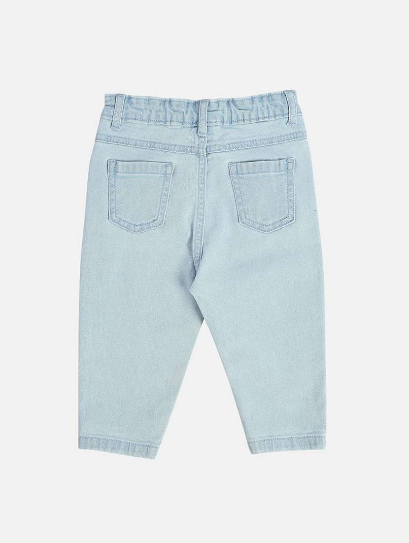 boys solid mid rise slim fit jean - 22106614 -  Standard Image - 1