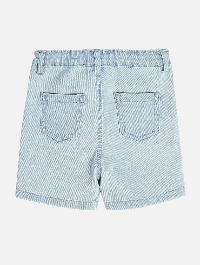 boys solid mid rise regular fit shorts - 22106751 -  Standard Image - 1