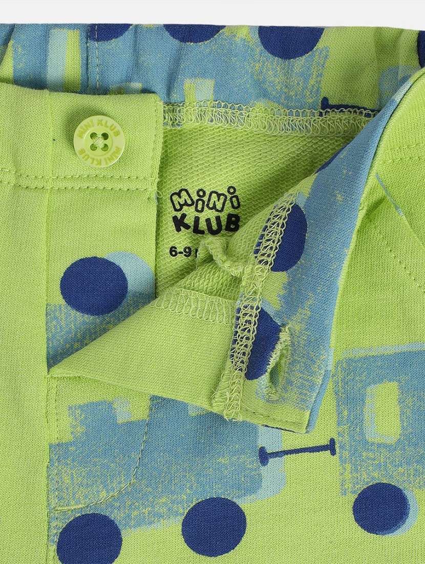 boys printed mid rise regular fit shorts - 22106754 -  Standard Image - 4