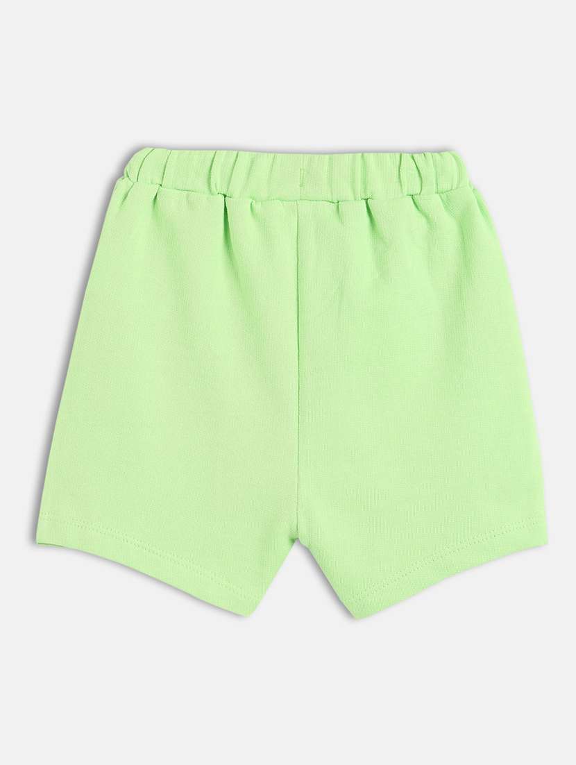 boys solid mid rise regular fit shorts - 22106768 -  Standard Image - 1