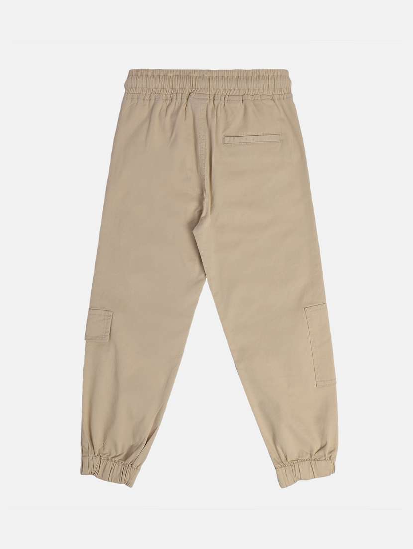 boys solid mid rise jogger - 22106786 -  Standard Image - 1