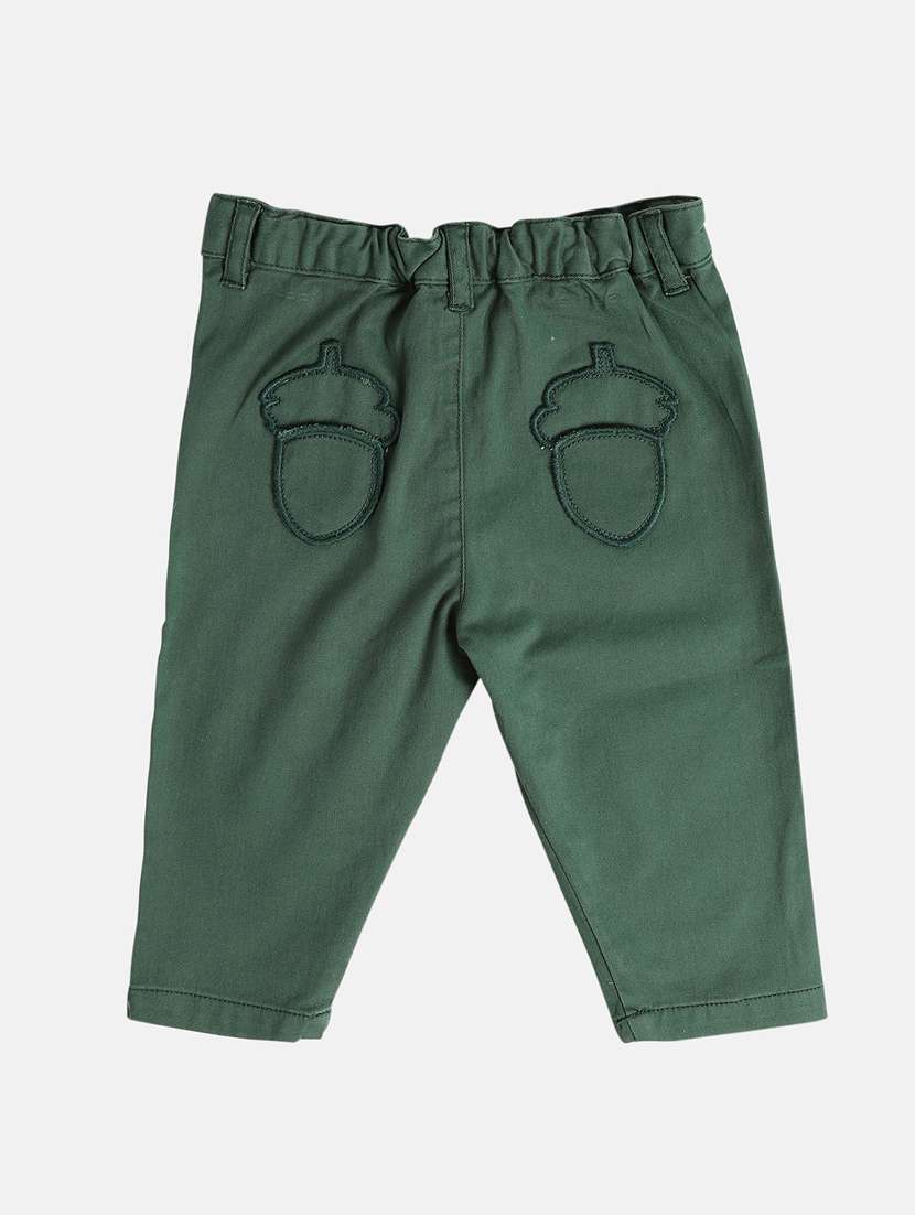 boys solid mid rise chinos - 22106790 -  Standard Image - 1