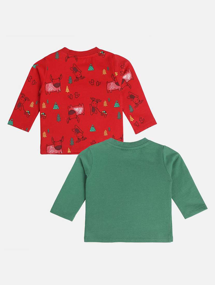 boys pack of 2 printed long sleeve t-shirt - 22106869 -  Standard Image - 1