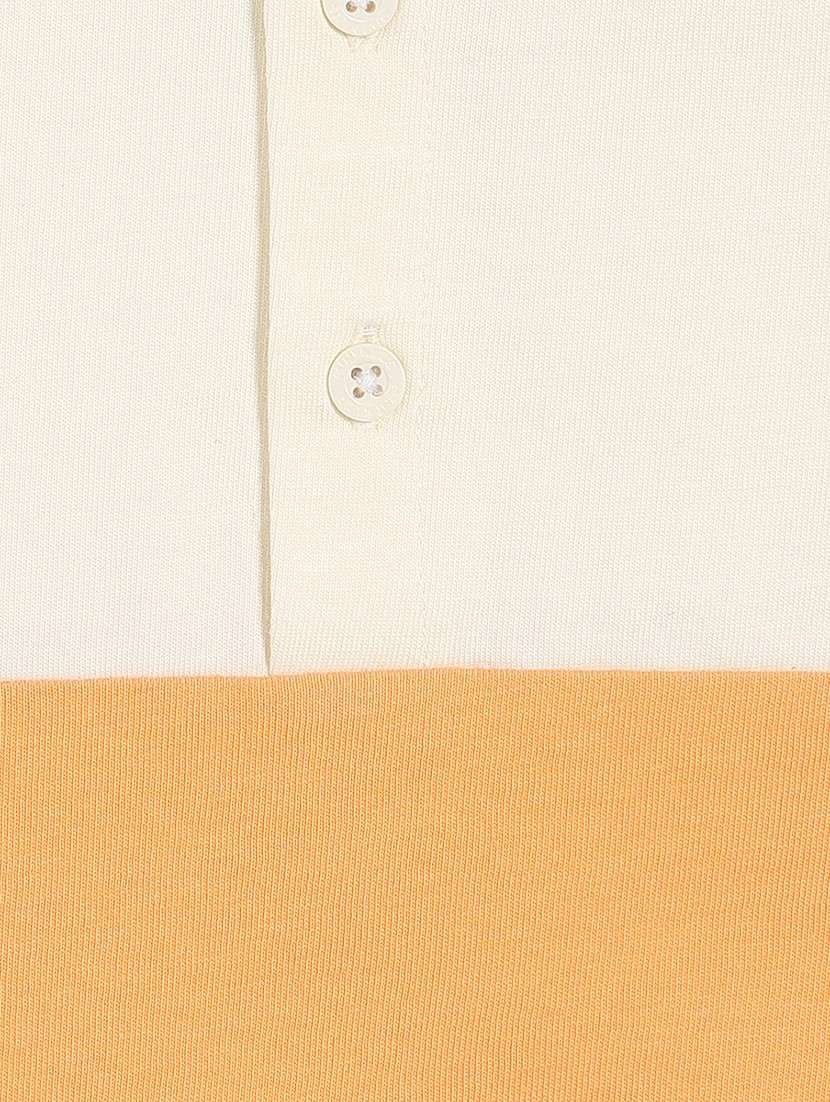 boys color bocked short sleeve polo t-shirt - 22107009 -  Standard Image - 4