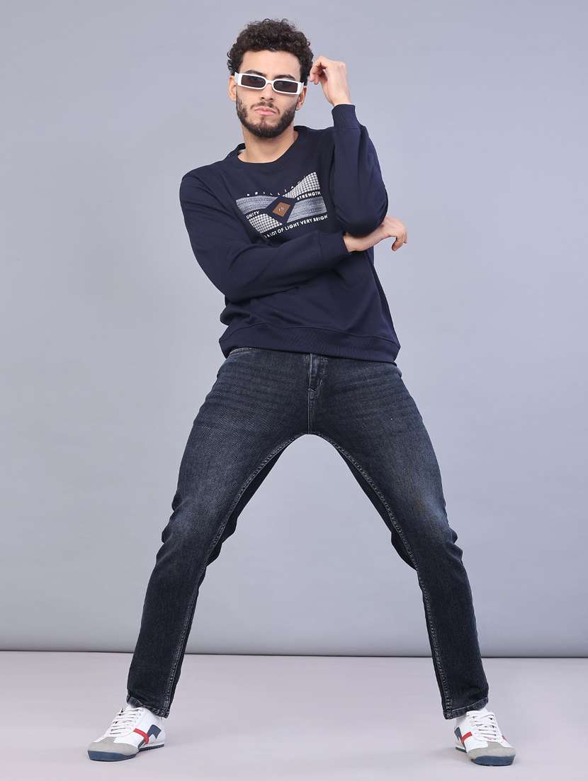 men washed mid rise full length jeans - 22107105 -  Standard Image - 4