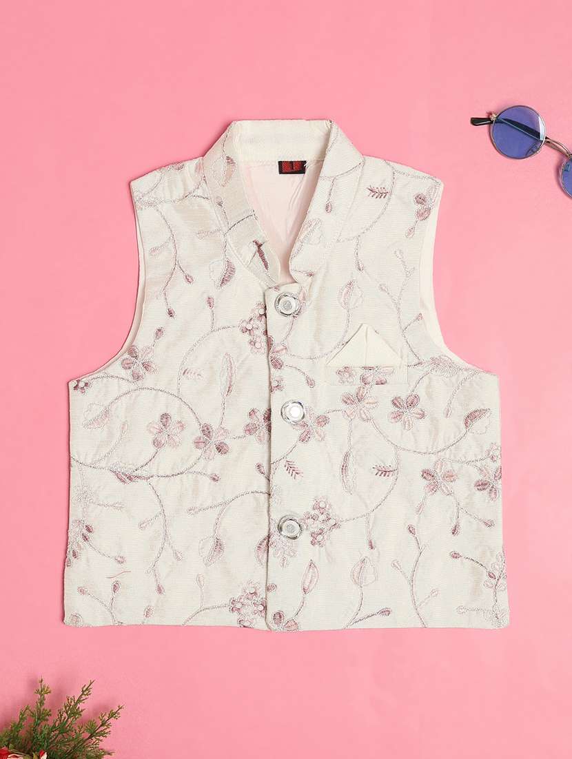 boys printed long sleeve kurta set  - 22107207 -  Standard Image - 4