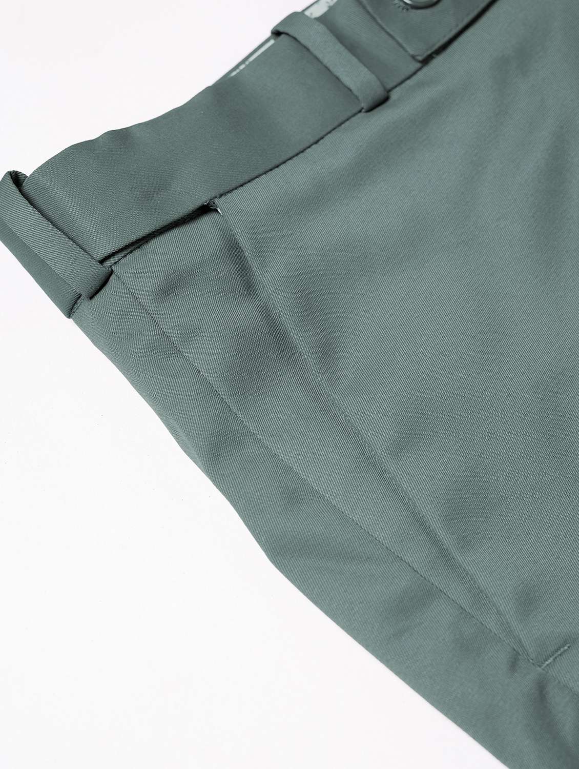 men solid mid rise flat front formal trouser - 22107374 -  Standard Image - 4