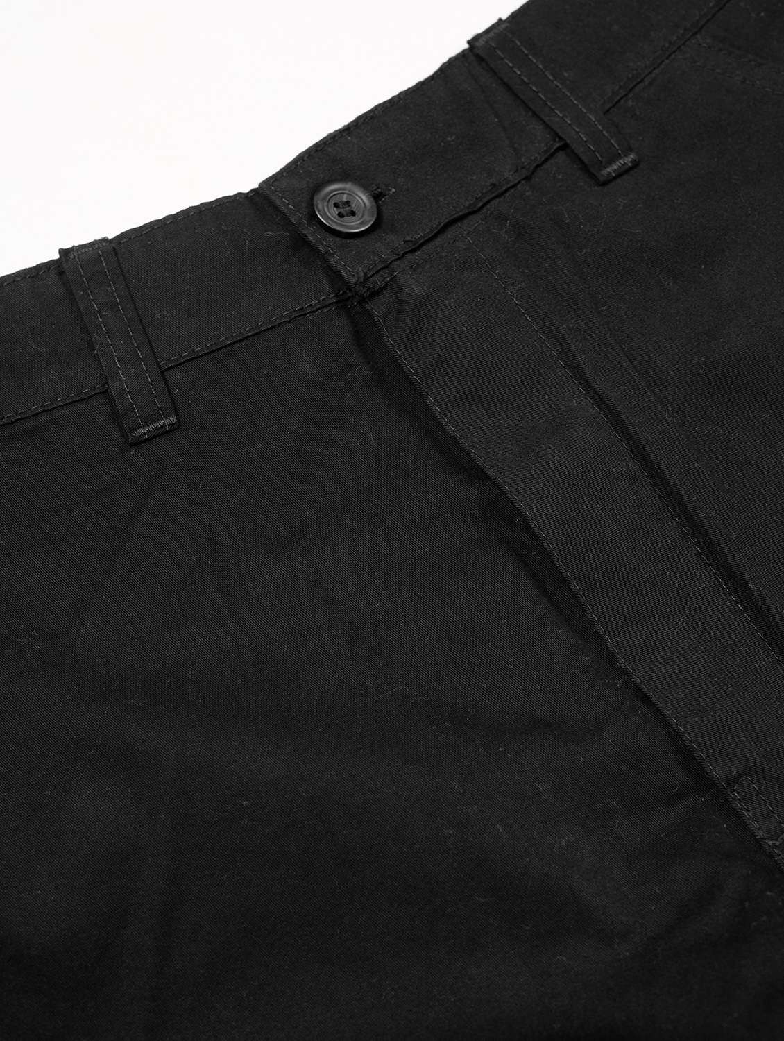 men solid mid rise regular fit cargo - 22107391 -  Standard Image - 4