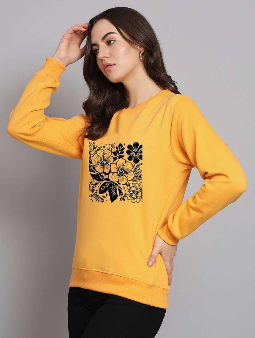 women printed long sleeve sweatshirt - 22107552 -  Standard Image - 1