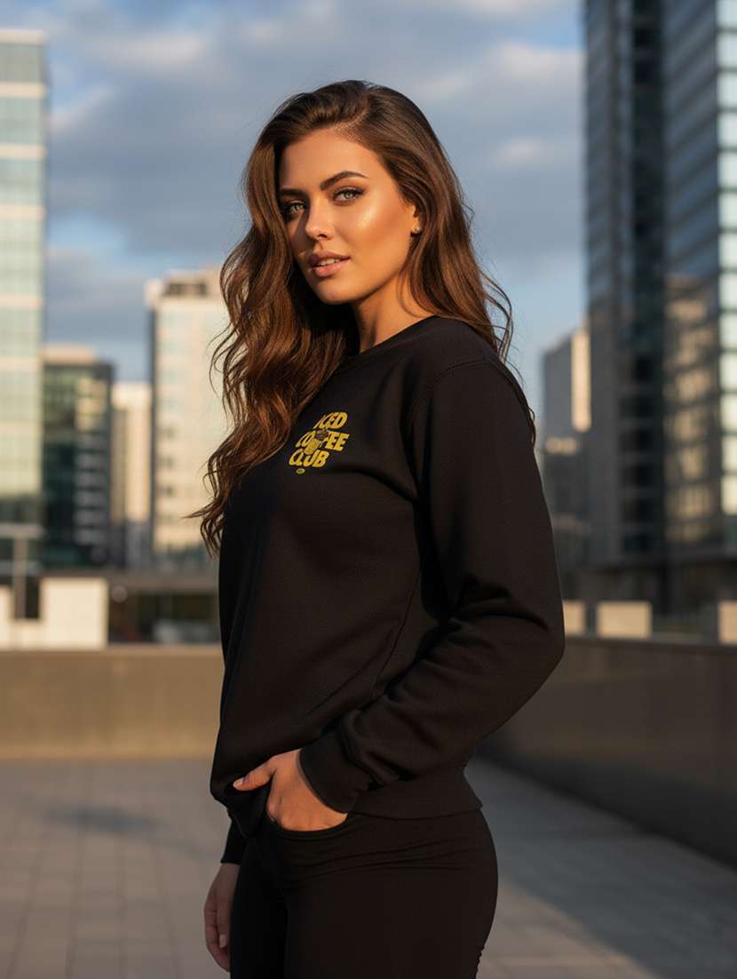 women printed long sleeve sweatshirt - 22107560 -  Standard Image - 1