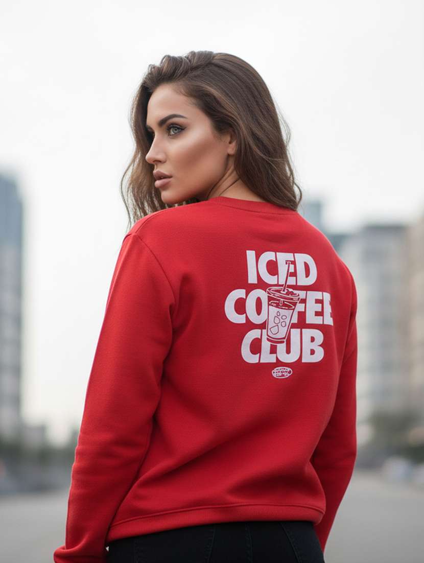 women printed long sleeve sweatshirt - 22107563 -  Standard Image - 1