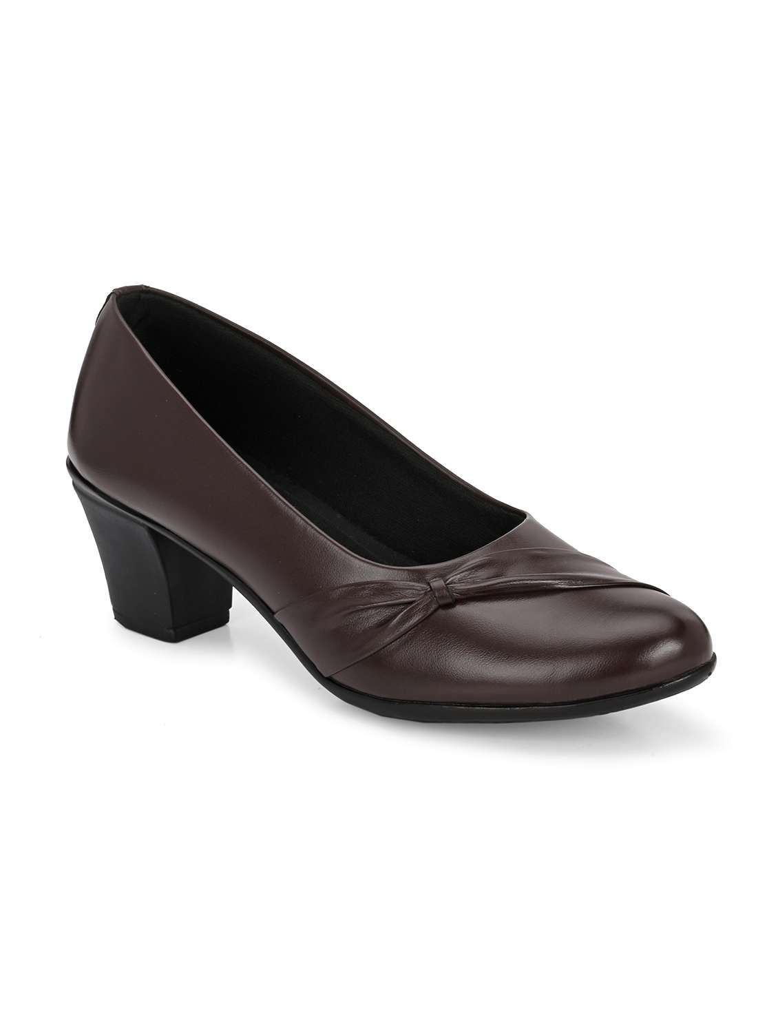women brown slip on formal shoe - 22107633 -  Standard Image - 1