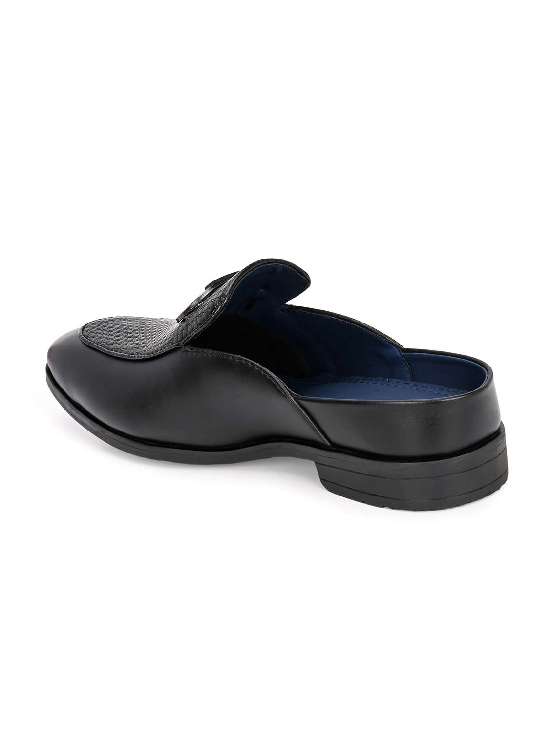 men black slip on mule - 22107641 - Standard Image - 4