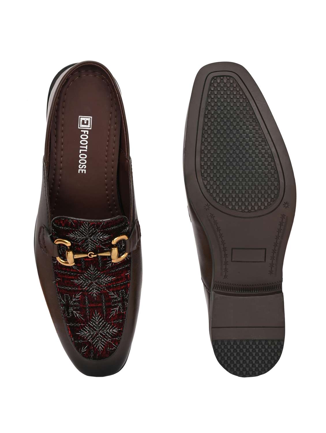 men brown slip on mule - 22107644 - Standard Image - 4