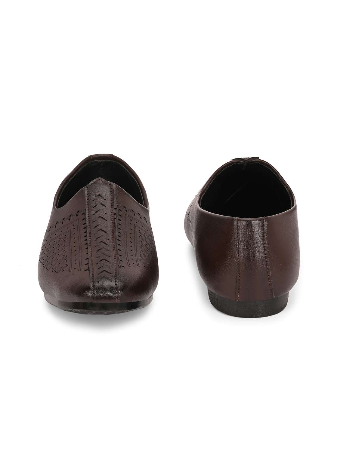 men brown slip on juti - 22107645 -  Standard Image - 4
