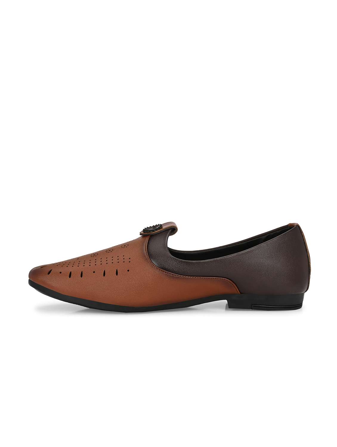 men tan slip on juti - 22107648 -  Standard Image - 1